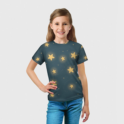Детская футболка Звезды / 3D-принт – фото 5