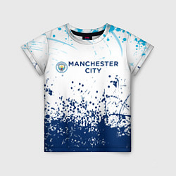 Футболка детская Manchester City, цвет: 3D-принт