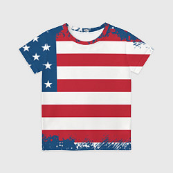 Футболка детская Америка, цвет: 3D-принт