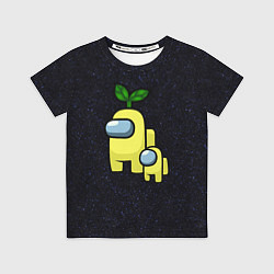 Футболка детская Among us Yellow kid Yellow, цвет: 3D-принт