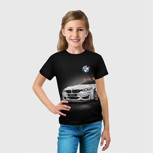 Детская футболка Safety car / 3D-принт – фото 5