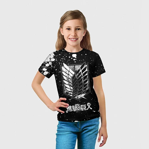 Детская футболка Атака на титанов / 3D-принт – фото 5
