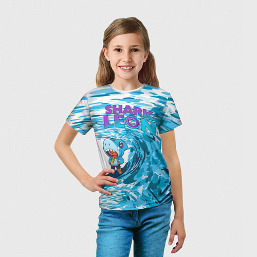 Детская футболка Brawl STARS surfing / 3D-принт – фото 5