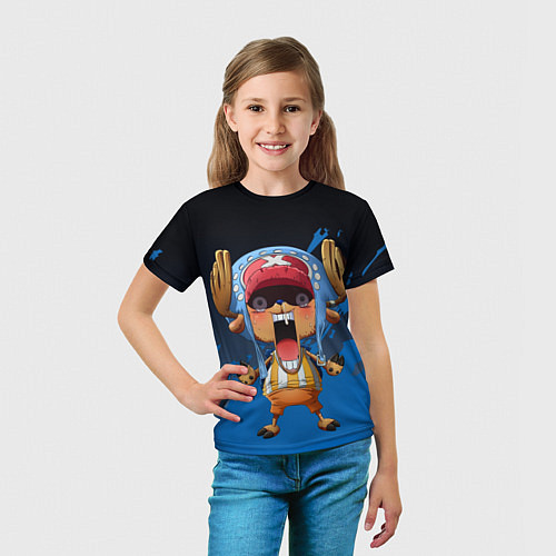 Детская футболка One Piece Тони Чоппер / 3D-принт – фото 5
