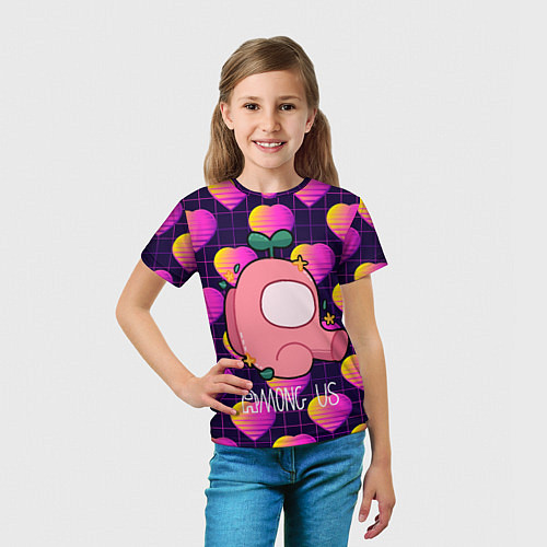 Детская футболка Among Us Girl / 3D-принт – фото 5