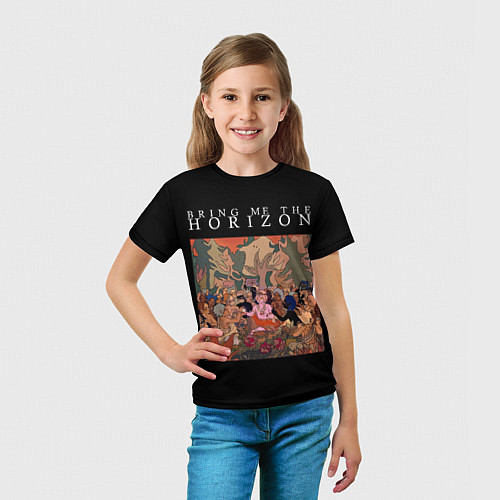 Детская футболка BRING ME THE HORIZON / 3D-принт – фото 5
