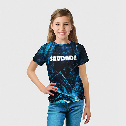Детская футболка SAUDADE / 3D-принт – фото 5