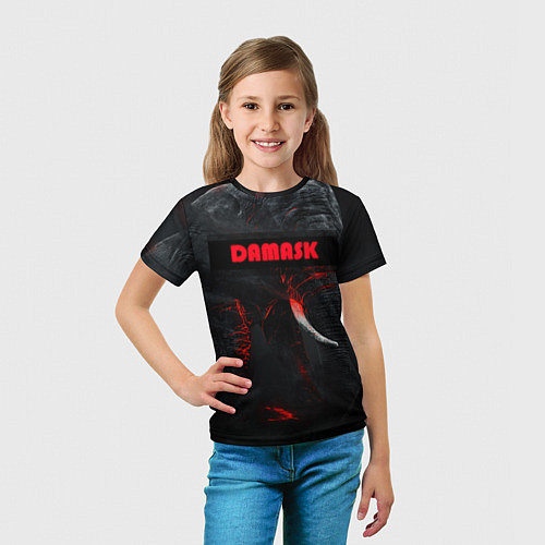 Детская футболка DAMASK / 3D-принт – фото 5