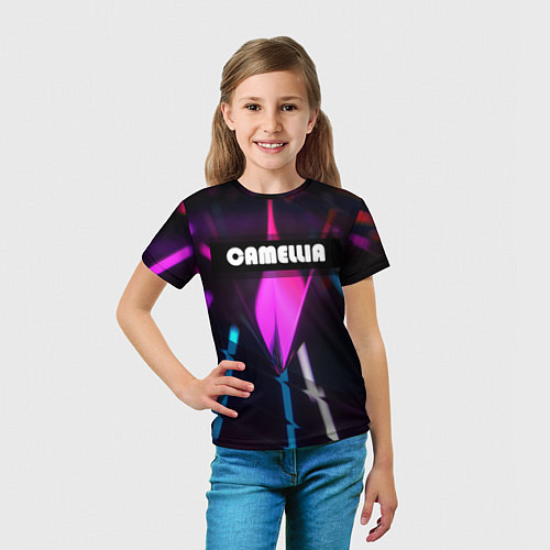 Детская футболка CAMELLIA / 3D-принт – фото 5