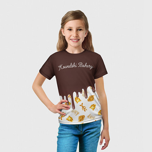 Детская футболка Kowalski Cookie in Chocolate / 3D-принт – фото 5