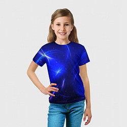Футболка детская Космический вихрь, цвет: 3D-принт — фото 2