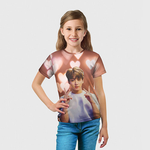 Детская футболка JUNGKOOK BTS / 3D-принт – фото 5