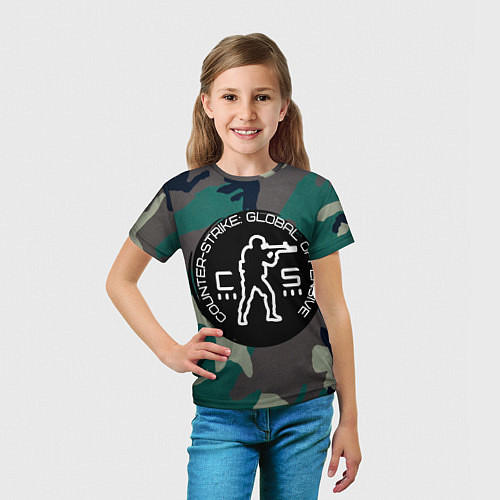 Детская футболка Символика CStrike / 3D-принт – фото 5