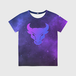 Футболка детская Бык, цвет: 3D-принт
