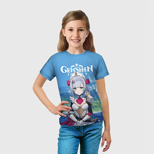 Детская футболка Genshin Impact / 3D-принт – фото 5