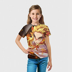 Футболка детская Клинок Рассекающий Демонов, цвет: 3D-принт — фото 2
