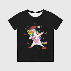 Футболка детская Unicorn Dab, цвет: 3D-принт