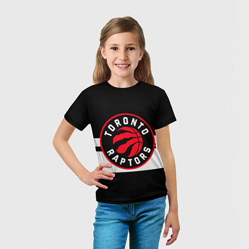 Детская футболка TORONTO RAPTORS / 3D-принт – фото 5