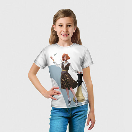 Детская футболка Ход Королевы / 3D-принт – фото 5