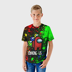 Футболка детская AMONG US, цвет: 3D-принт — фото 2
