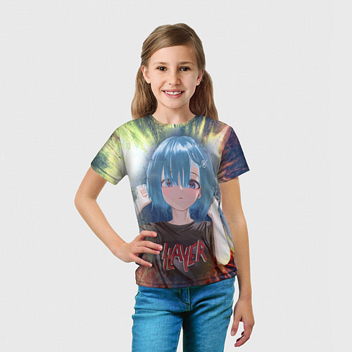 Детская футболка Rem Slayer / 3D-принт – фото 5