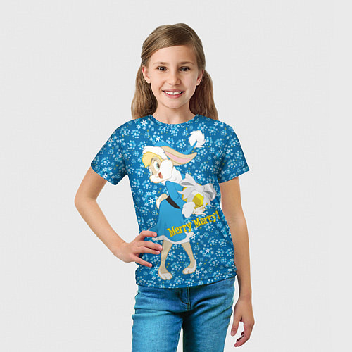 Детская футболка Kooky Christmas / 3D-принт – фото 5