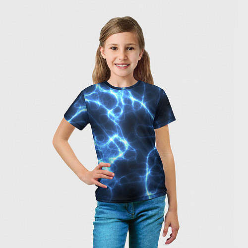 Детская футболка Электро / 3D-принт – фото 5