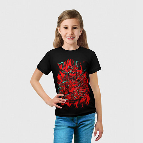 Детская футболка Death Samurai / 3D-принт – фото 5