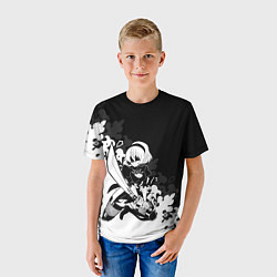Футболка детская NIER AUTOMATA, цвет: 3D-принт — фото 2