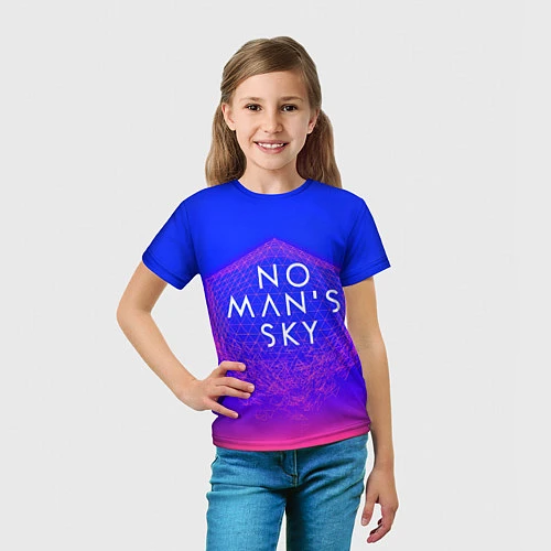 Детская футболка NO MANS SKY / 3D-принт – фото 5