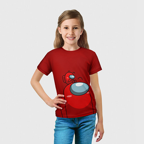 Детская футболка МИМИ АМОНГ АС / 3D-принт – фото 5