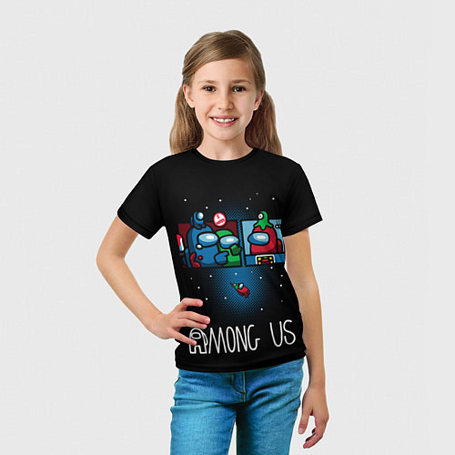 Детская футболка Among Us I Voted / 3D-принт – фото 5