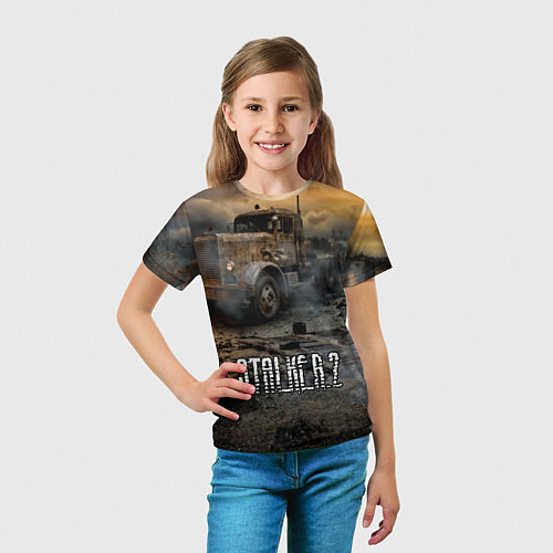 Детская футболка Stalker 2 Мертвый город / 3D-принт – фото 5