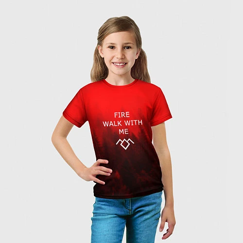 Детская футболка Twin Peaks / 3D-принт – фото 5
