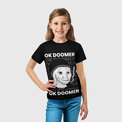 Футболка детская OK DOOMER, цвет: 3D-принт — фото 2