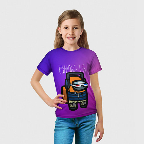 Детская футболка Among Us Z / 3D-принт – фото 5