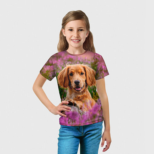 Детская футболка Dog / 3D-принт – фото 5