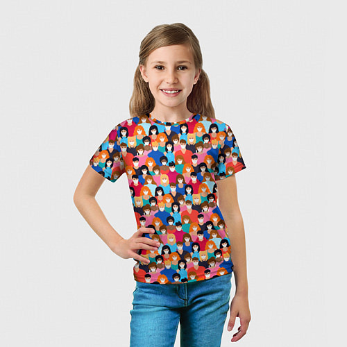 Детская футболка Масочный Режим / 3D-принт – фото 5