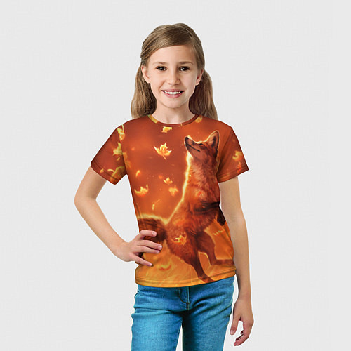 Детская футболка Лисенок / 3D-принт – фото 5