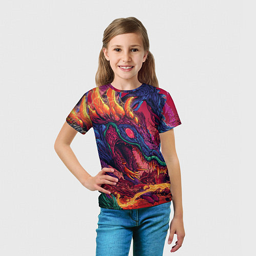 Детская футболка HYPER BEAST / 3D-принт – фото 5