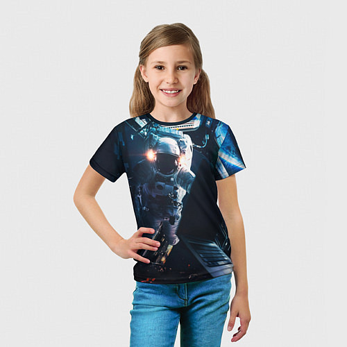 Детская футболка Космонавт / 3D-принт – фото 5
