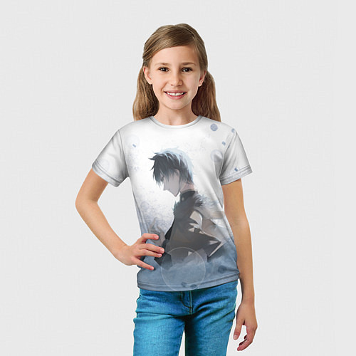 Детская футболка Черный клевер / 3D-принт – фото 5