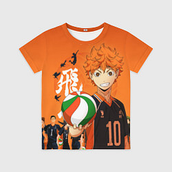 Футболка детская ВОЛЕЙБОЛ!! HAIKYUU!!, цвет: 3D-принт