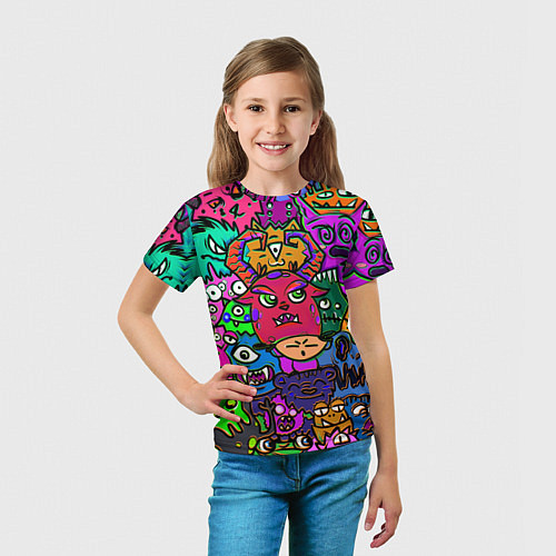 Детская футболка Happy / 3D-принт – фото 5
