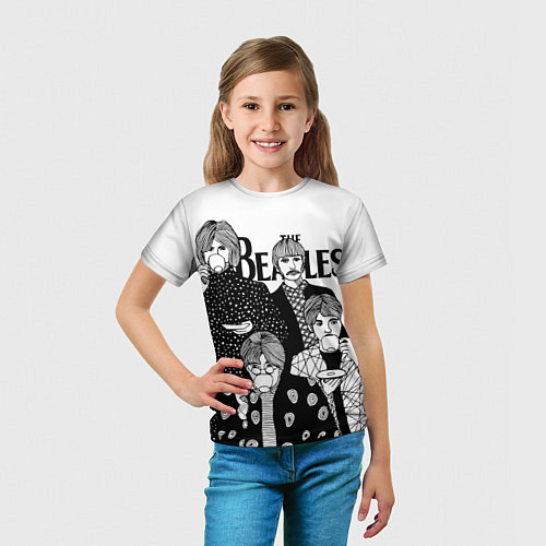 Детская футболка THE BEATLES / 3D-принт – фото 5