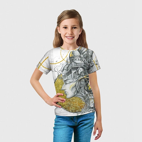 Детская футболка Мечты города / 3D-принт – фото 5