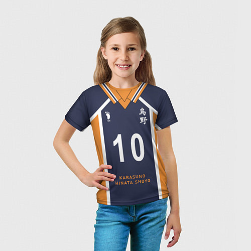 Детская футболка Волейбол!! ФОРМА ХИНАТЫ / 3D-принт – фото 5