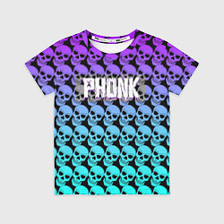 Футболка детская Phonk-это моя жизнь, цвет: 3D-принт