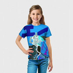 Футболка детская Человек Бензопила, цвет: 3D-принт — фото 2