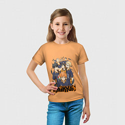 Футболка детская Аниме Волейбол, цвет: 3D-принт — фото 2